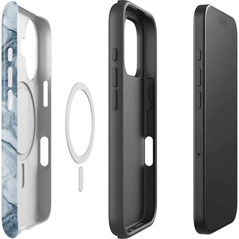 Ocean Blue Marble iPhone 16 Plus Magsafe Impact Case